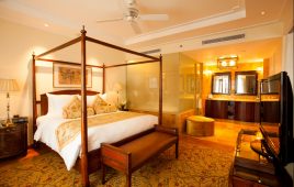 Thiết kế phòng ngủ theo phong cách Indochine đơn giản mà ấn tượng